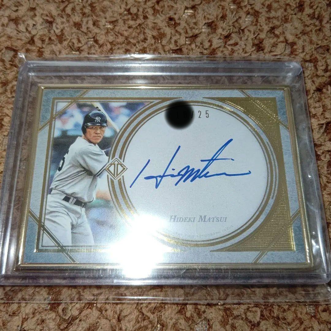 【限定出品】松井秀喜直筆サインカード