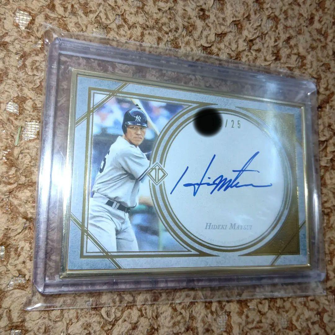 【限定出品】松井秀喜直筆サインカード