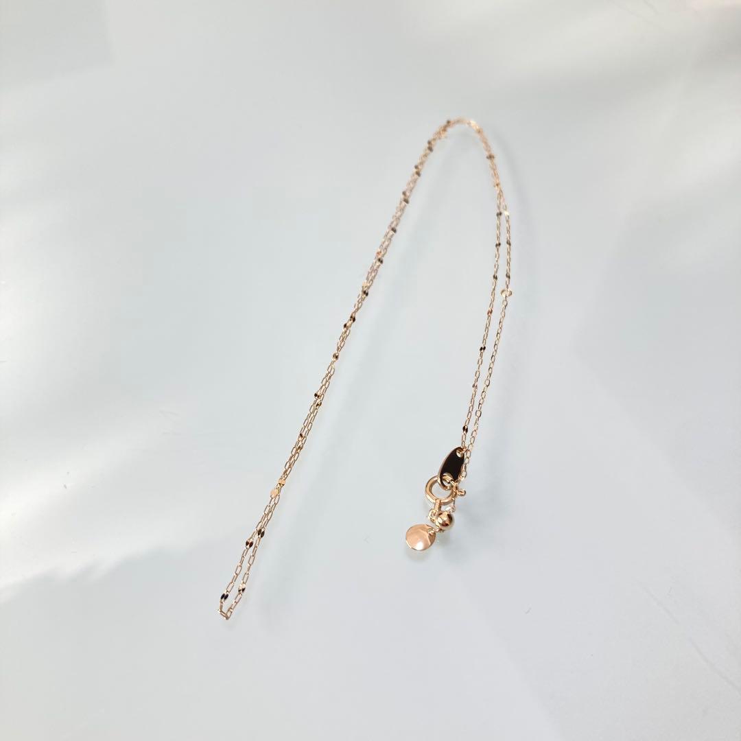 ete（エテ）K10YG ペタルチェーン ネックレス　現行品