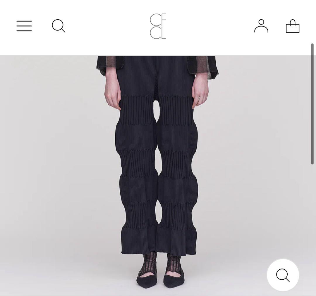 パンツ CFCL FLUTED PANTS