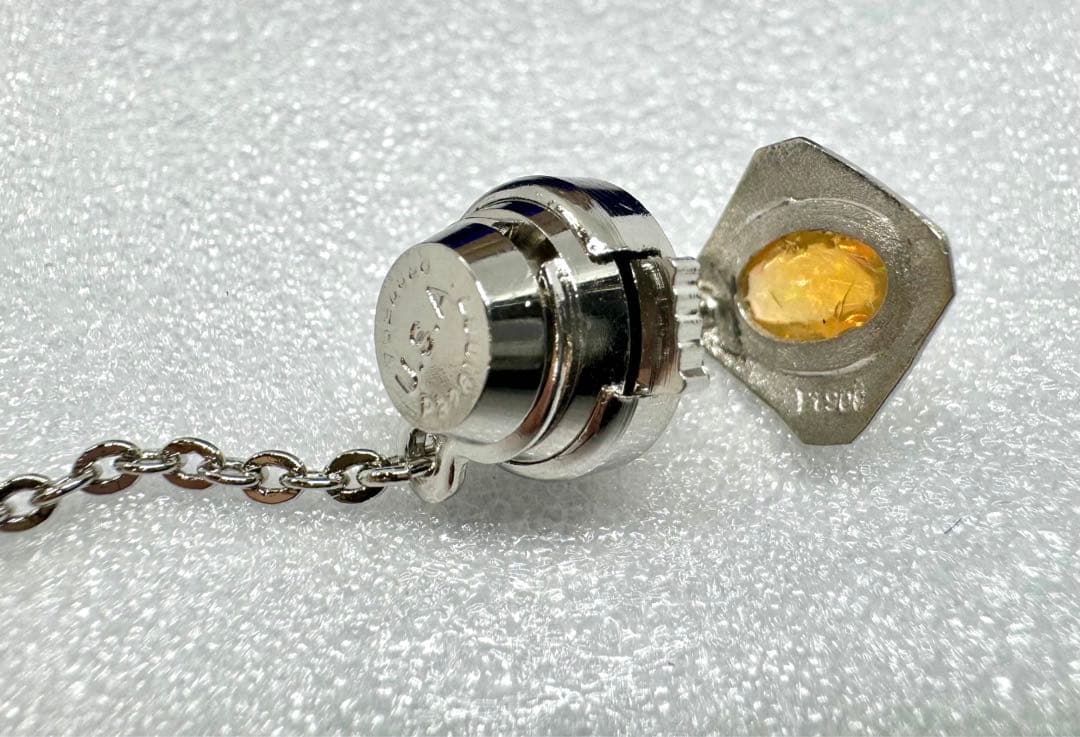 【美品★高級★希少】ファイヤーオパール　ネクタイピン　Pt900