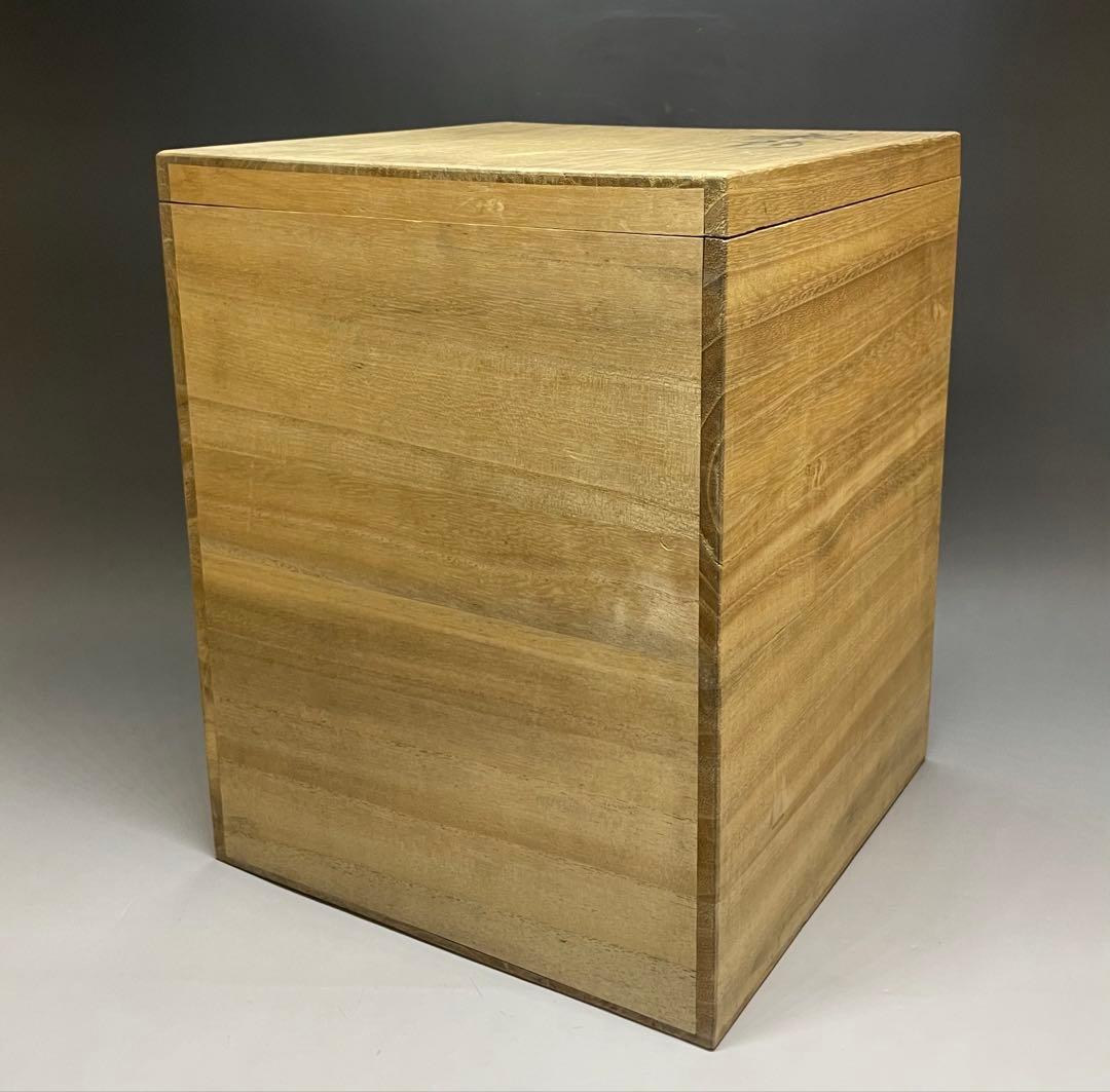 岩田糸子　秋詩　ガラス花瓶　花入　共箱　N417