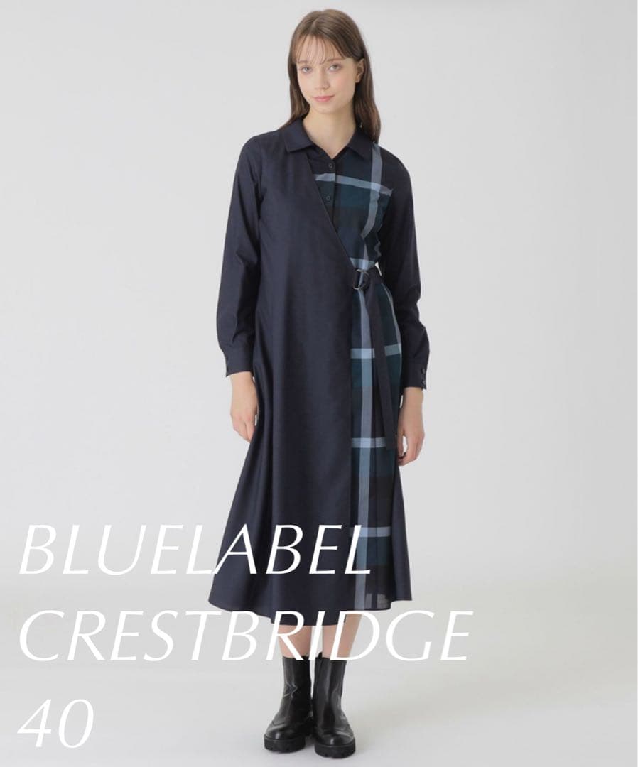 パーシャルクレストブリッジチェックドレス