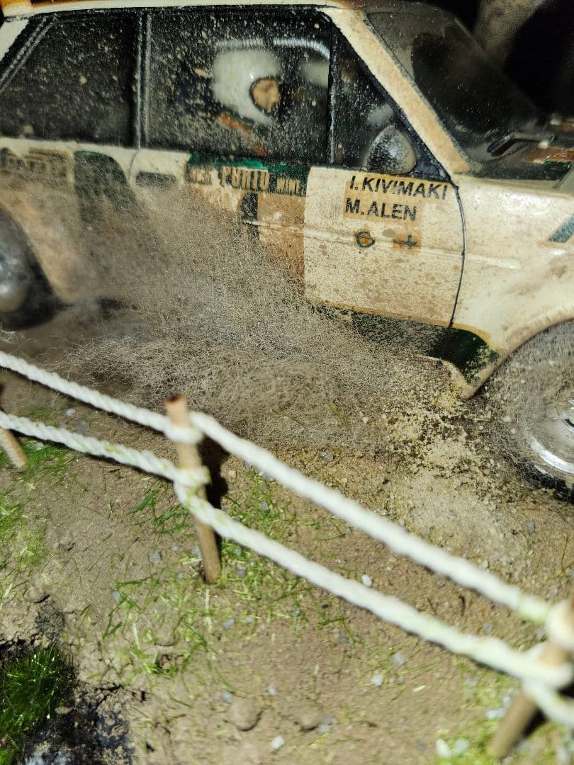 1/24　 フィアット　131　ラリー　ジオラマ