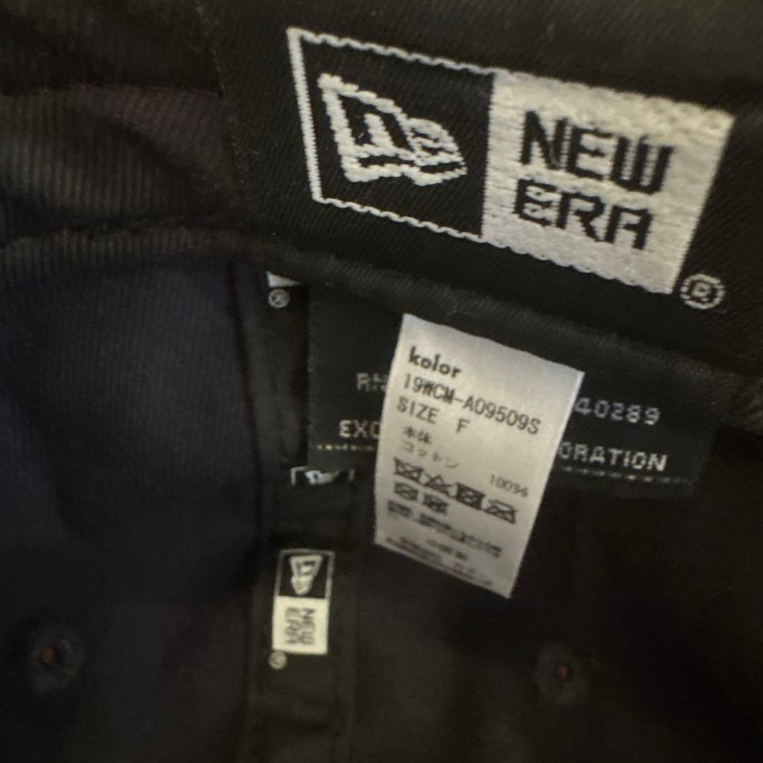 kolor カラー NEW ERA ニューエラ ベースボールキャップ 青山 限定