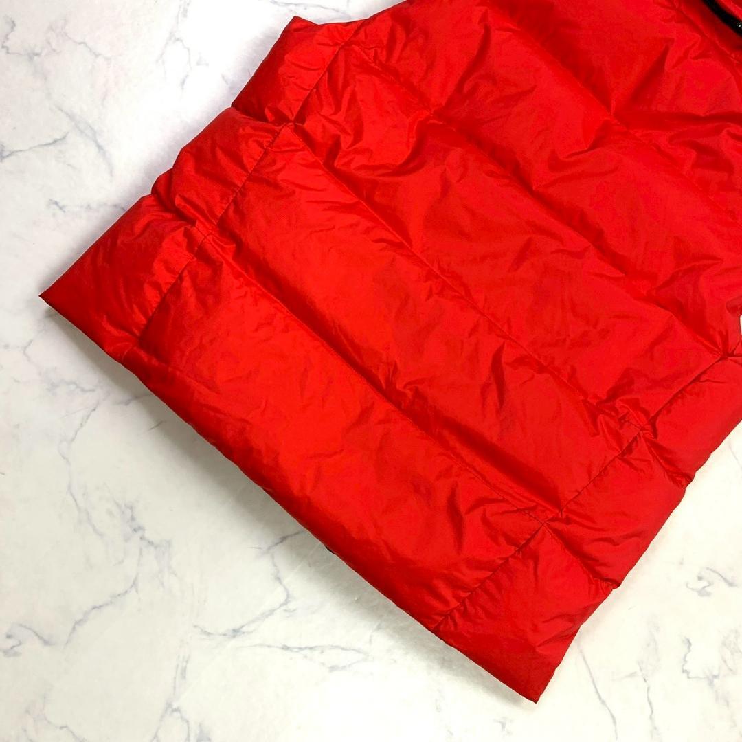 美品★ポロラルフローレン ダウンベスト ビッグポニー レッド L　E001