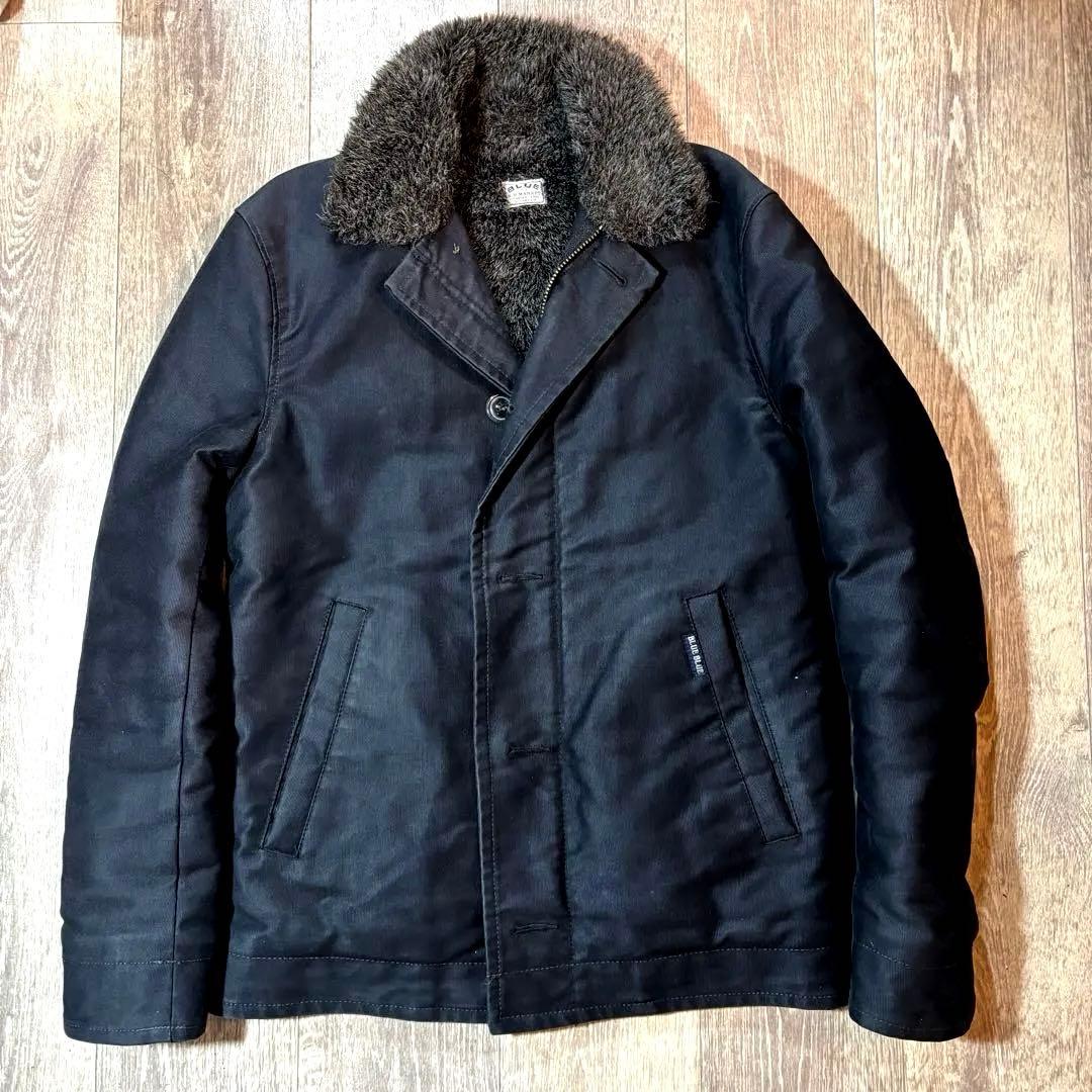 美品❤️ブルーブルー《BLUE BLUE》❤️N-1 デッキジャケット❤️日本製❤️