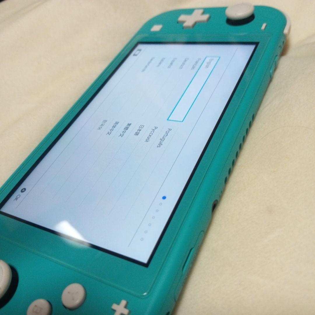 Nintendo Switch Lite ターコイズ 動作問題なし SDカード付