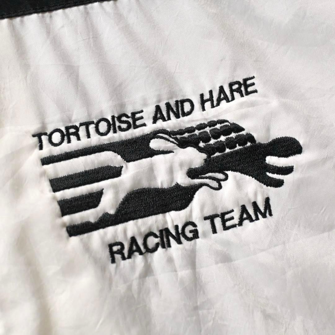 B*様 90s　ナイキ　企業ロゴ ナイロンジャケット　ホワイト　ブラック　白黒