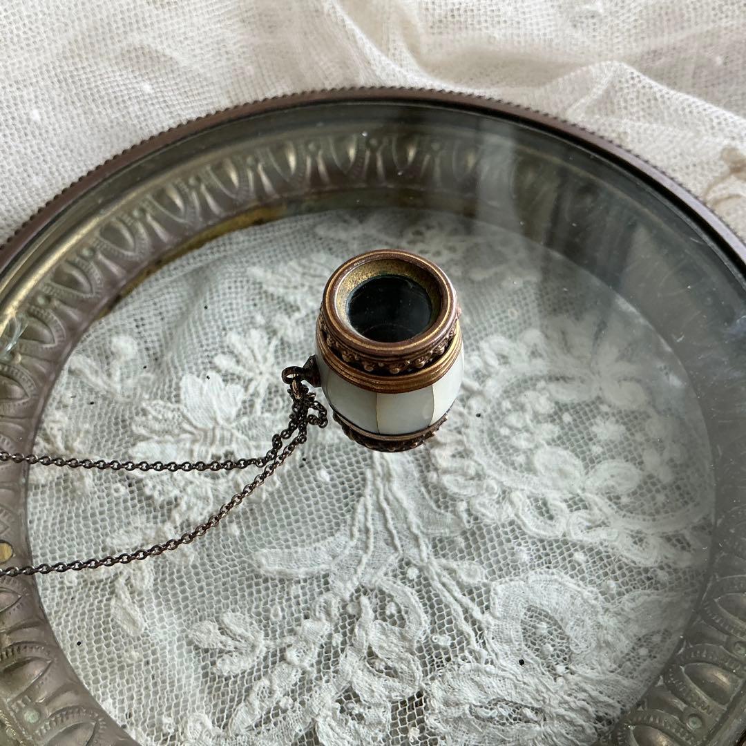 【専用】フランスアンティーク　ミニチュア　シアター望遠鏡　ペンダントトップ