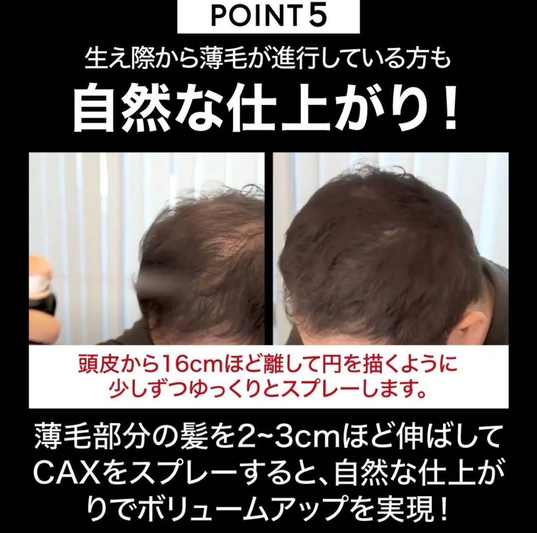 CAX カックス 薄毛隠し用 ヘアスプレー 50gブラウン　8本セット