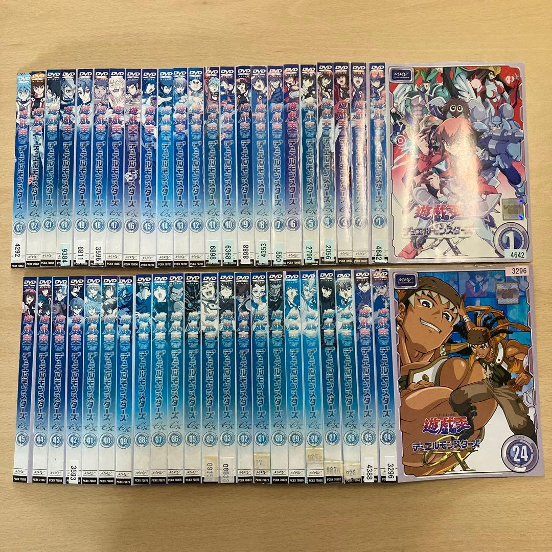 遊戯王 デュエルモンスターズ GX DVD 1-45全巻セット レンタル落ち