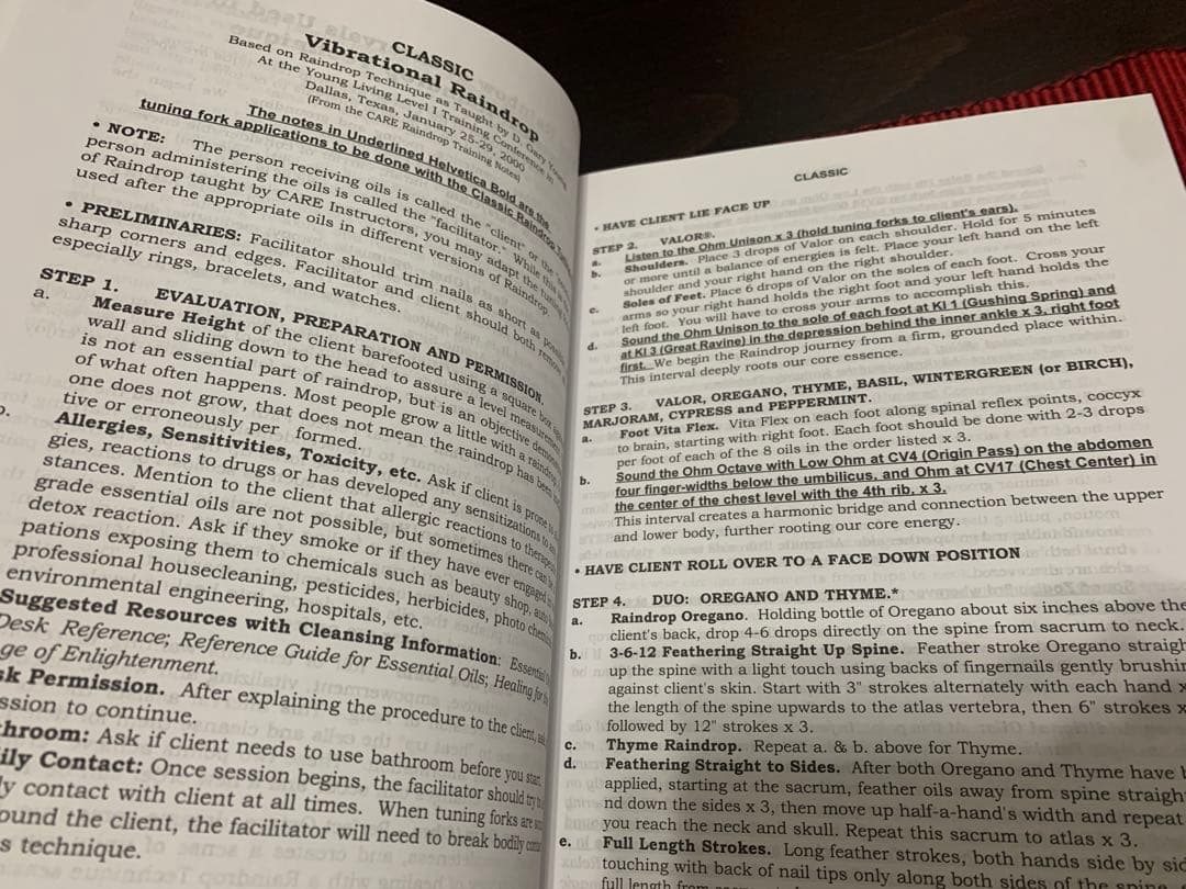 洋書 Vibrational Raindrop Technique