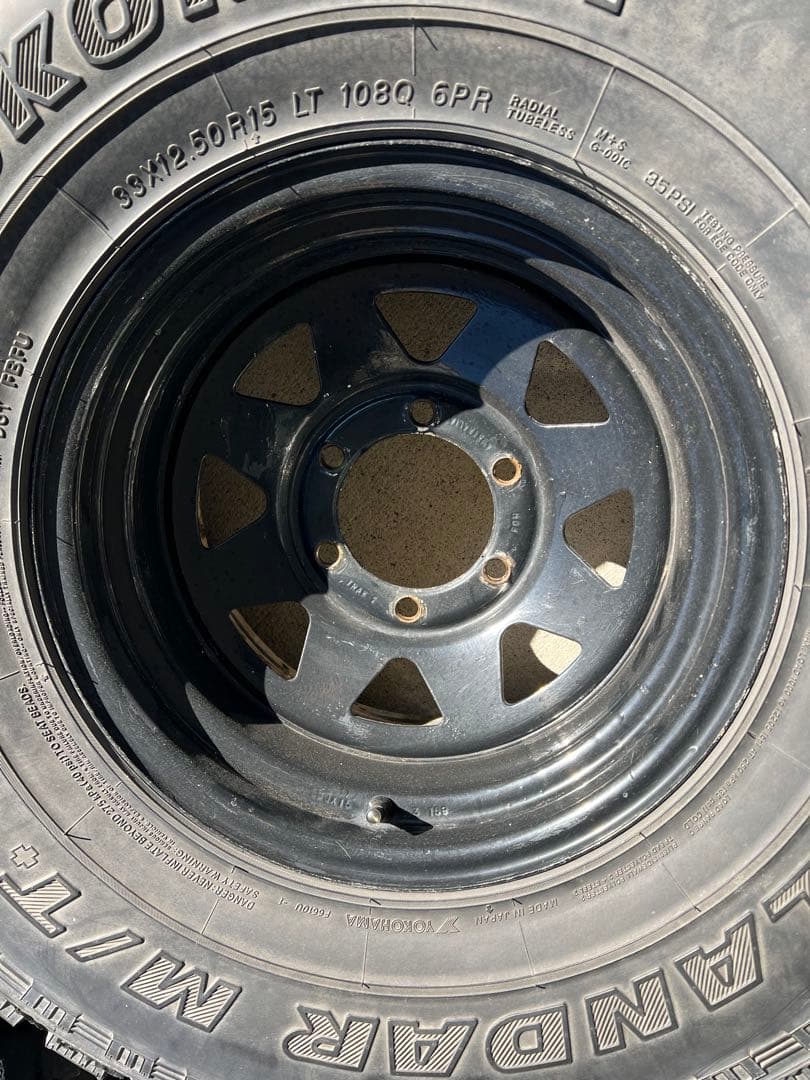 と*よ様 ランクル60 オーストラリア純正？3本、デイトナ？1本　33×12.5