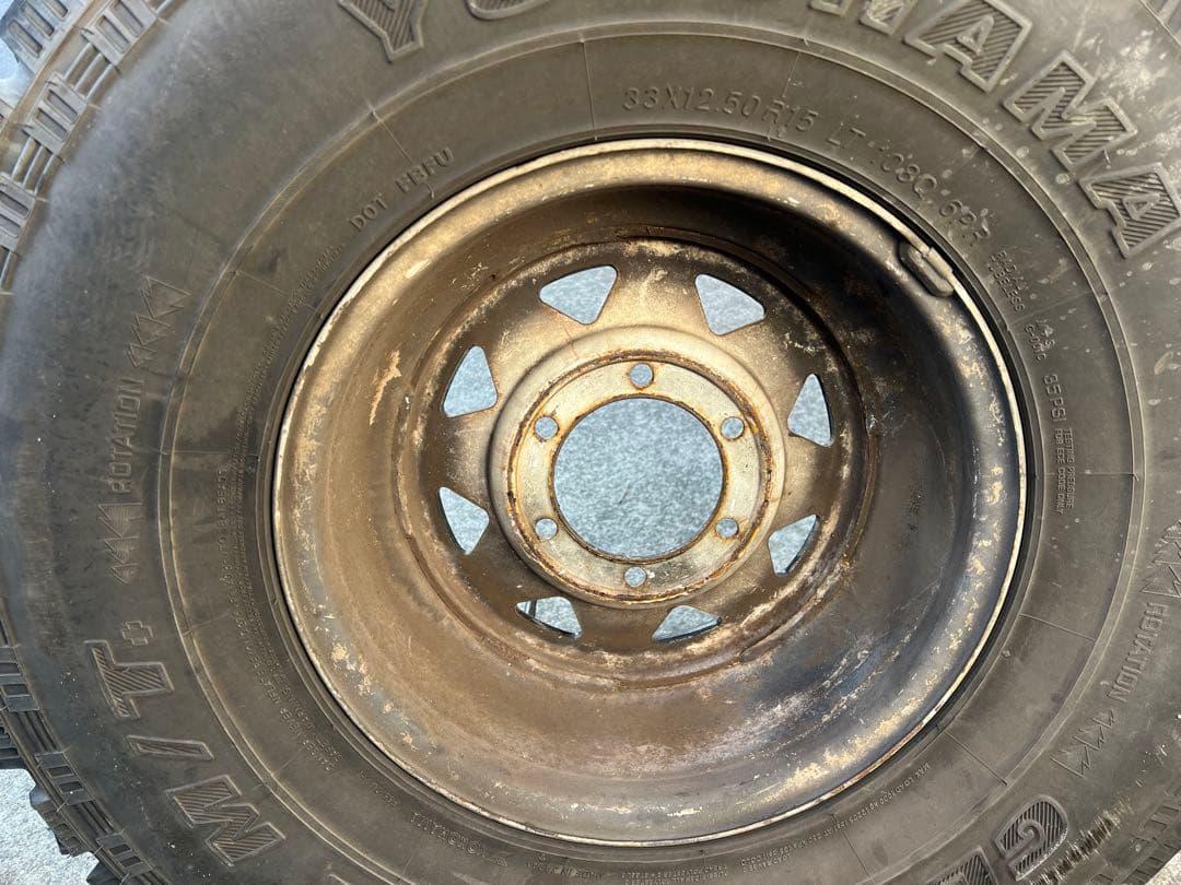 と*よ様 ランクル60 オーストラリア純正？3本、デイトナ？1本　33×12.5