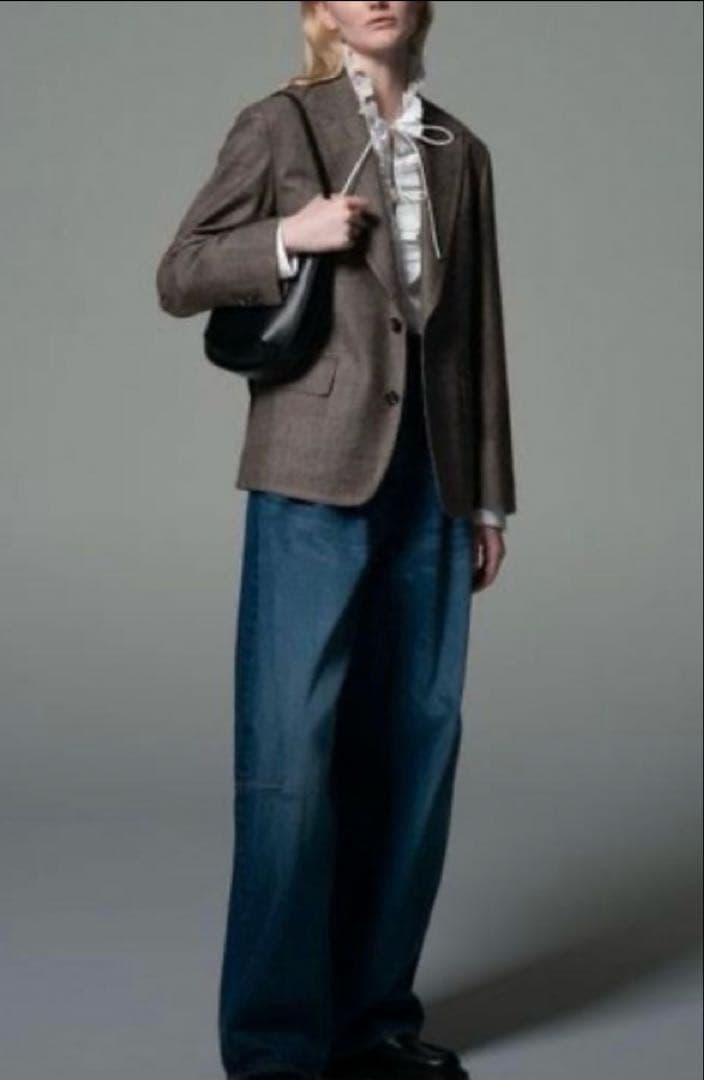 ドゥロワー drawer コットンドビータックプリーツブラウス