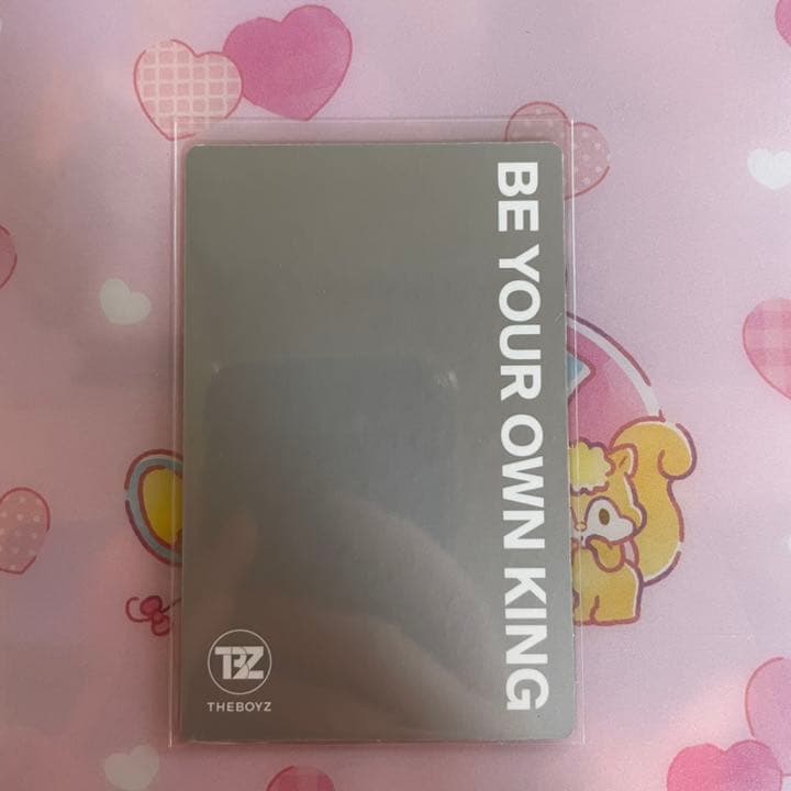 THE BOYZ be your own king キーリング　ニュー　トレカ