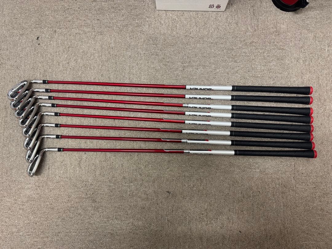 バーナーSD　カーボンシャフト　フレックスS アイアン8本セットS-5番