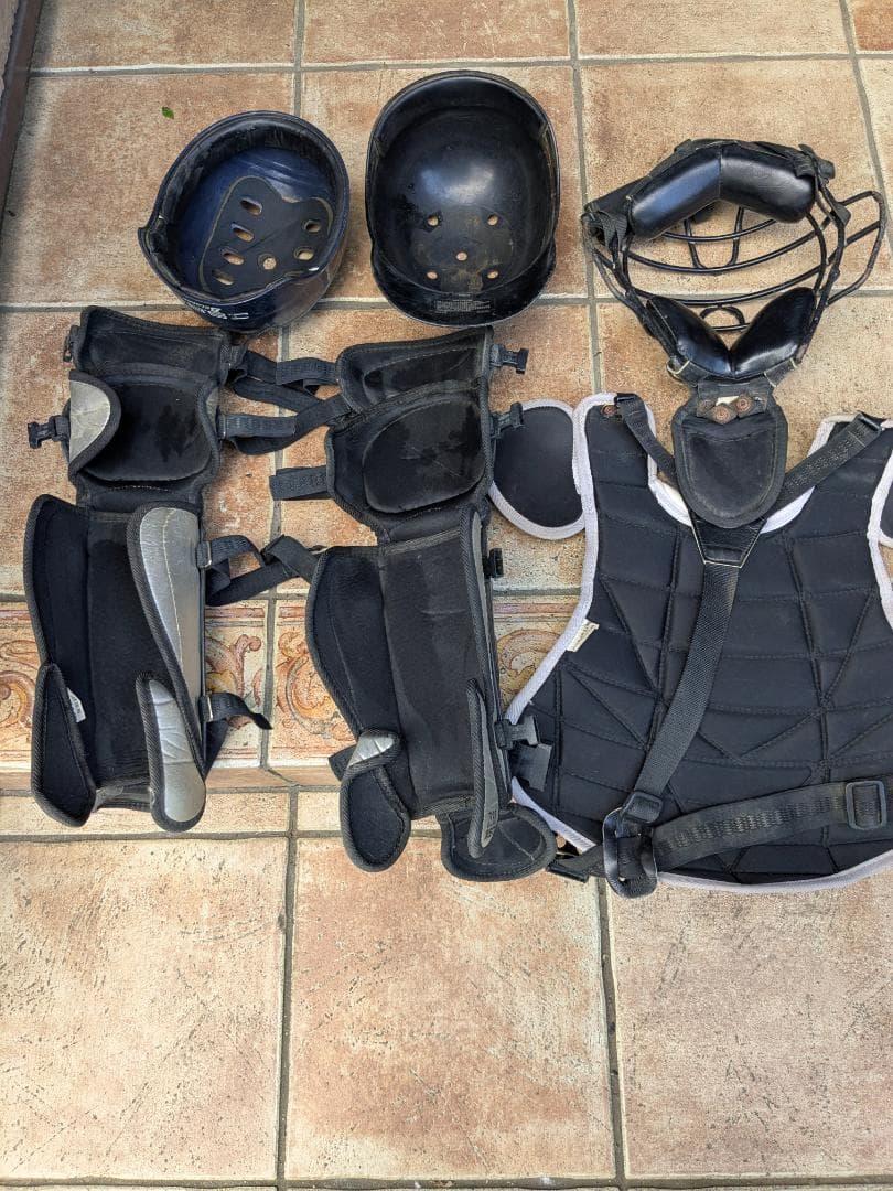 ZETT JSBB サイズ キャッチャー防具一式 軟式野球 道具バック