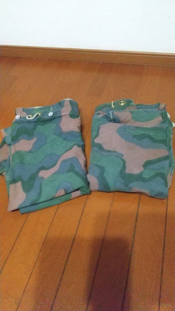 希少ノルウェー軍幕カモ２枚