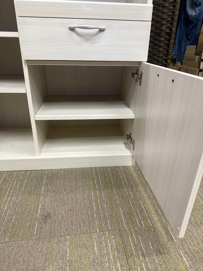 【洗浄消毒作業済】【美品】ニトリ　レンジ台　ブリエ　NRE 10575 食器棚