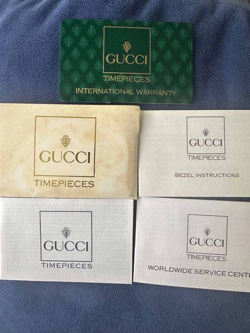 GUCCI チェンジベゼル・6色替えベゼル・箱付き・ギャランティカード付【稼働】