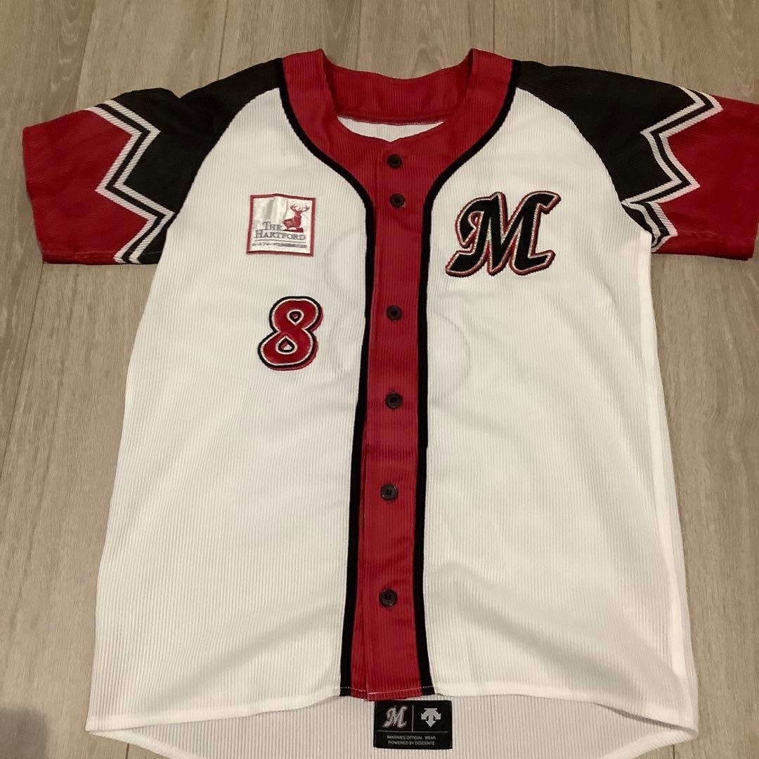 千葉ロッテマリーンズ　今江敏晃　誠ユニフォーム　Mサイズ