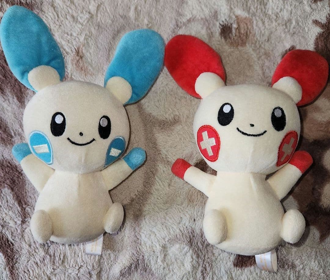 【レア】ポケモン プラスル マイナン ぬいぐるみ ポケセン限定 2005年