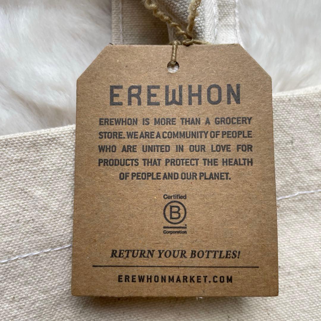 EREWHON エコバッグ ナチュラルホワイト　まとめ買い可能