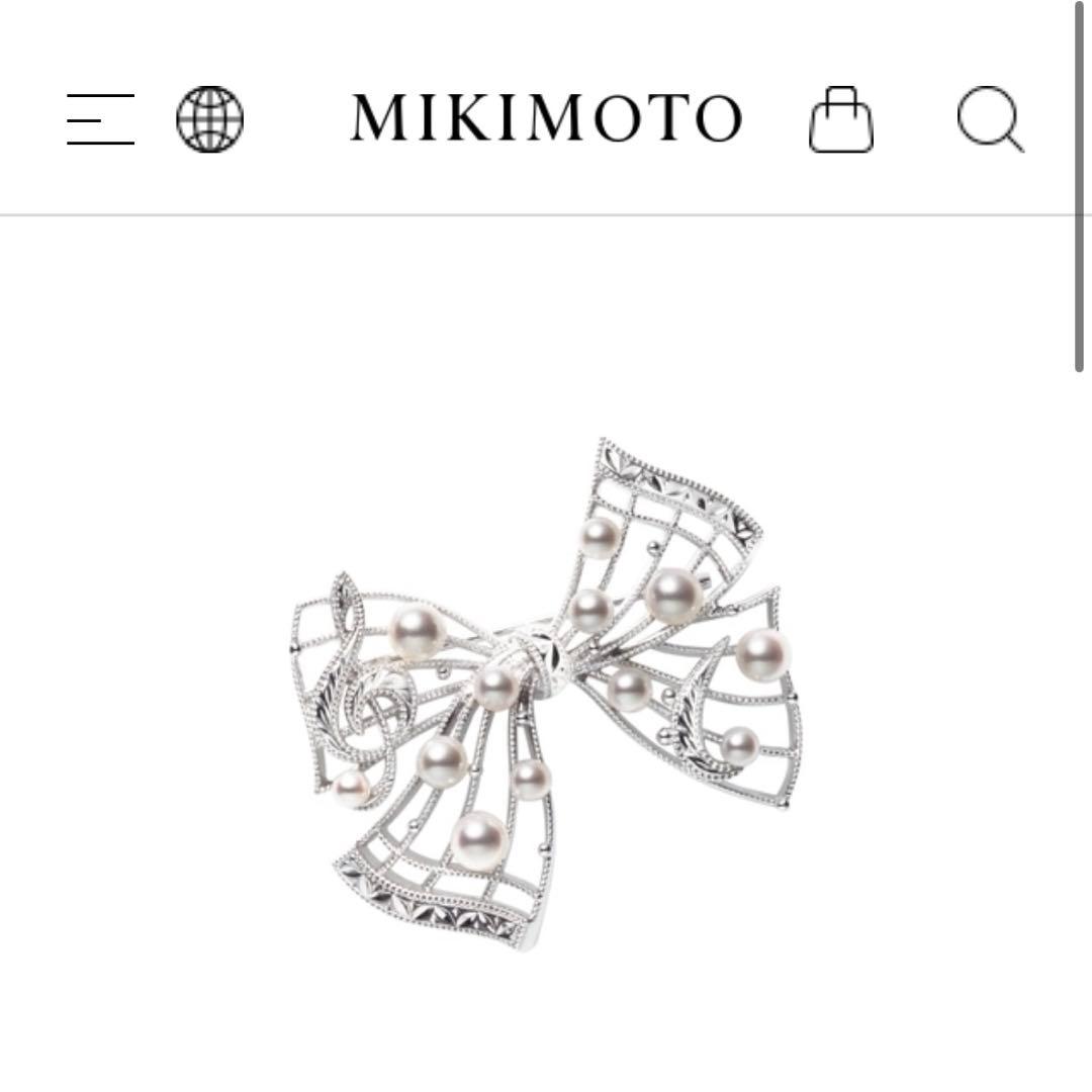 ミキモトブローチ　五線譜