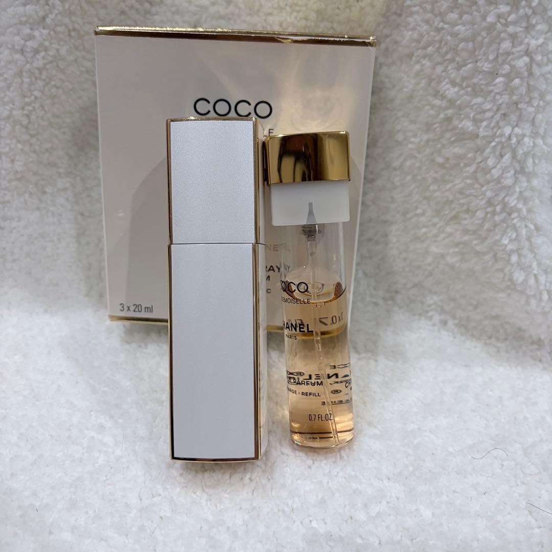 【CHANEL】ココマドモアゼルツィスト＆スプレイ 本体+レフィル20mL×3