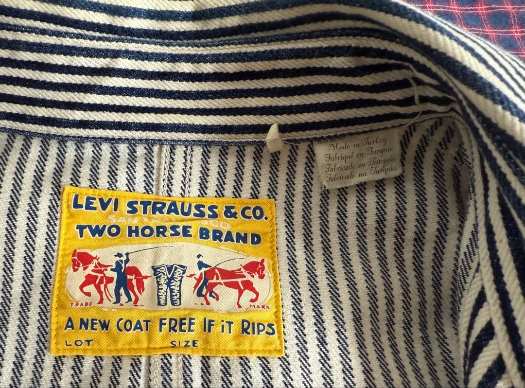 LEVI'S ストライプ トラッカージャケット