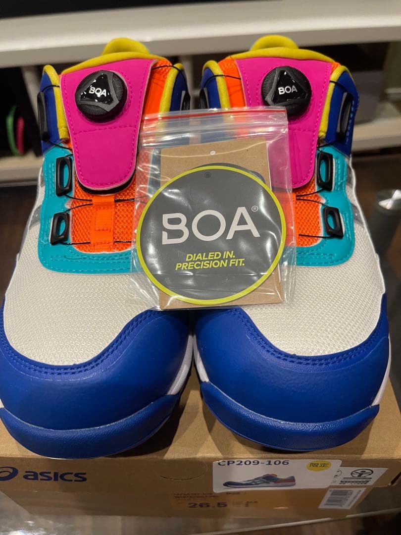 新品　asics CP209-106 BOAシステム 安全靴 26.5cm
