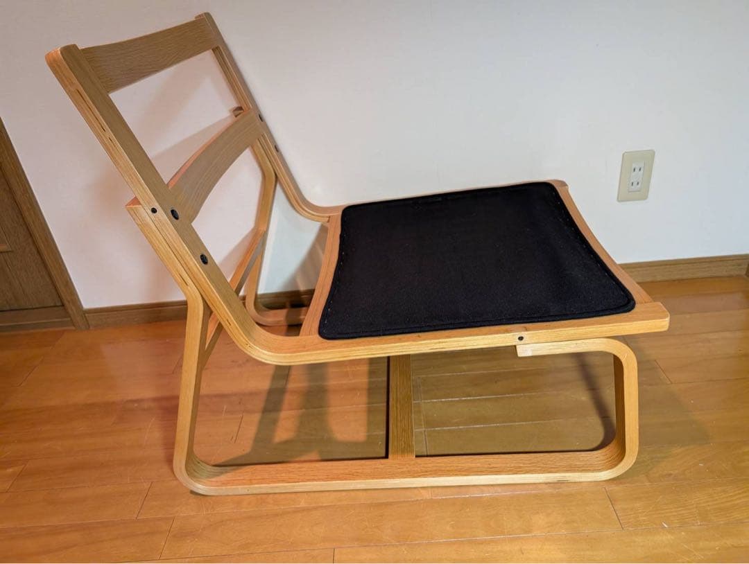 ■送料込■無印 リビングでもダイニングでもつかえるソファチェア 椅子 イス