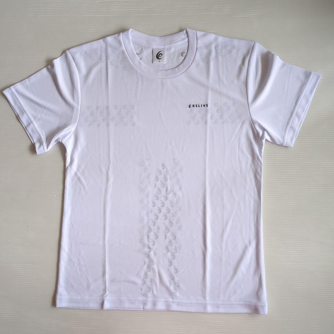 リライブシャツα 丸首Tシャツ　白　Sサイズ