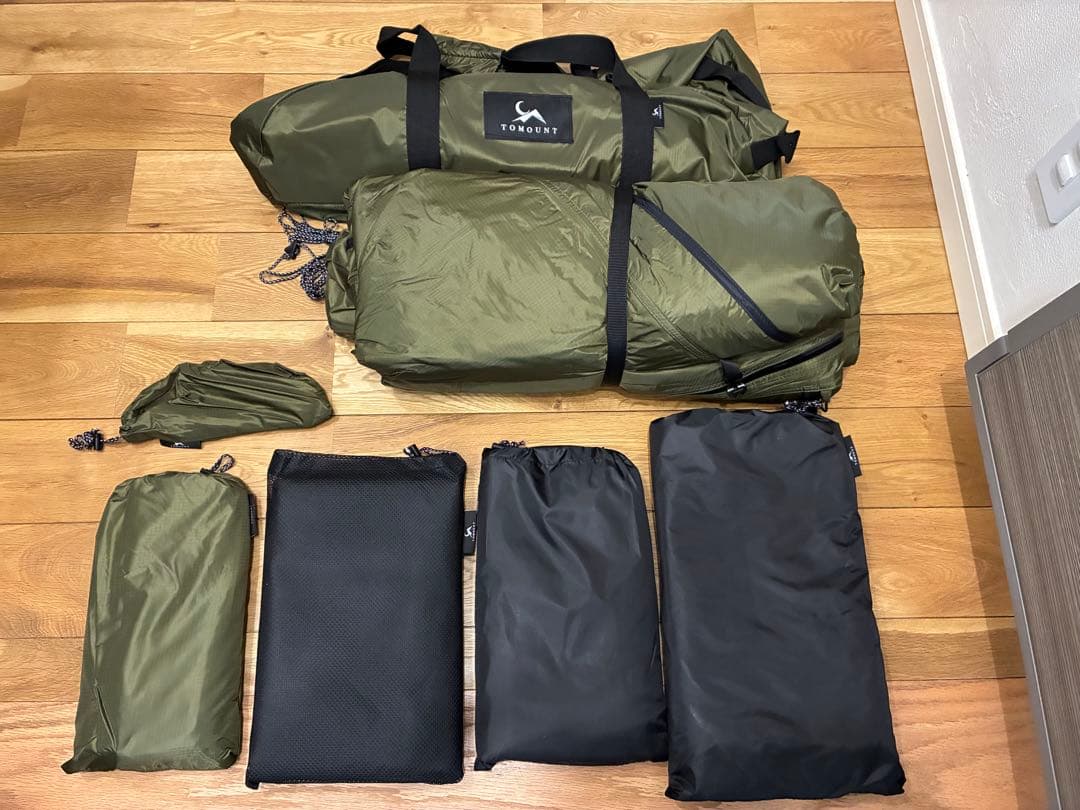 TOMOUNT G-moon シェルターテント 40Dナイロン　拡張テントセット