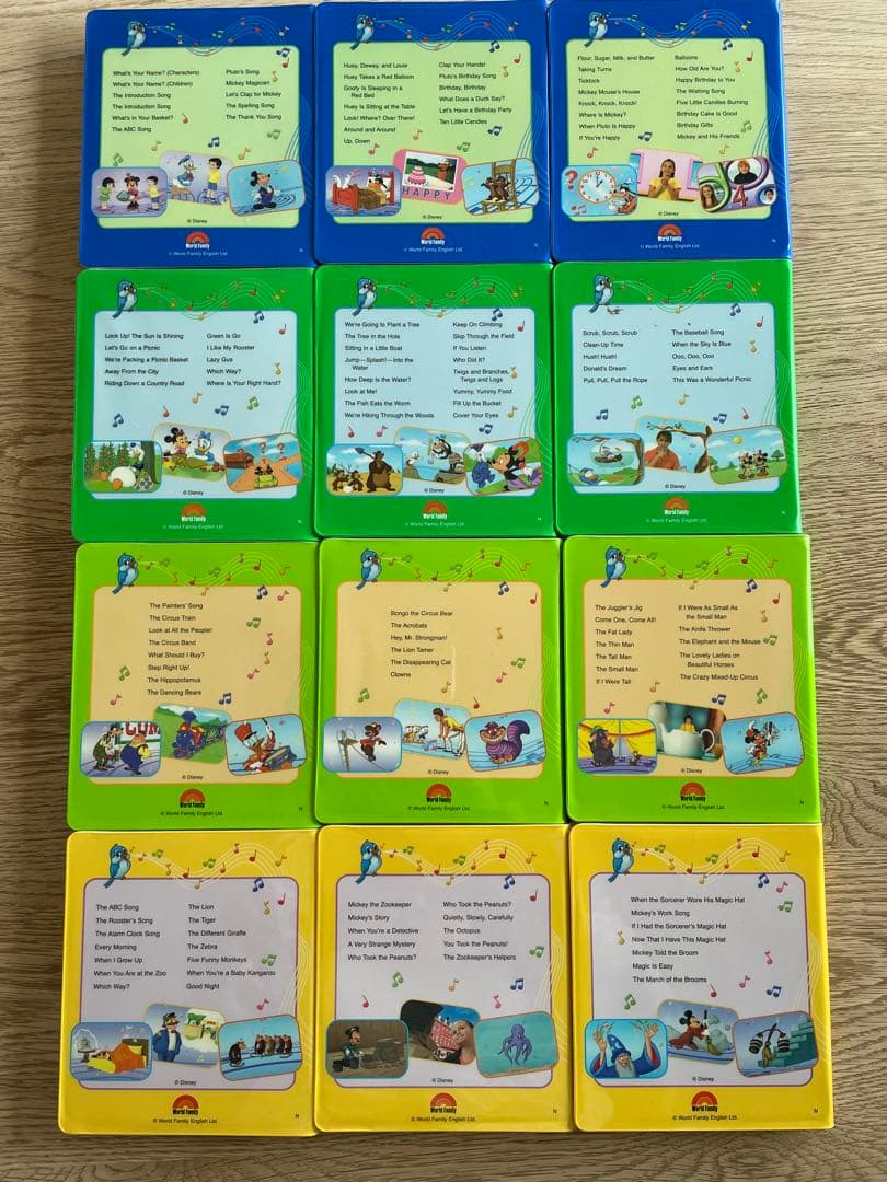 DWE ディズニー英語システム　Sing Along DVDセット　本付き