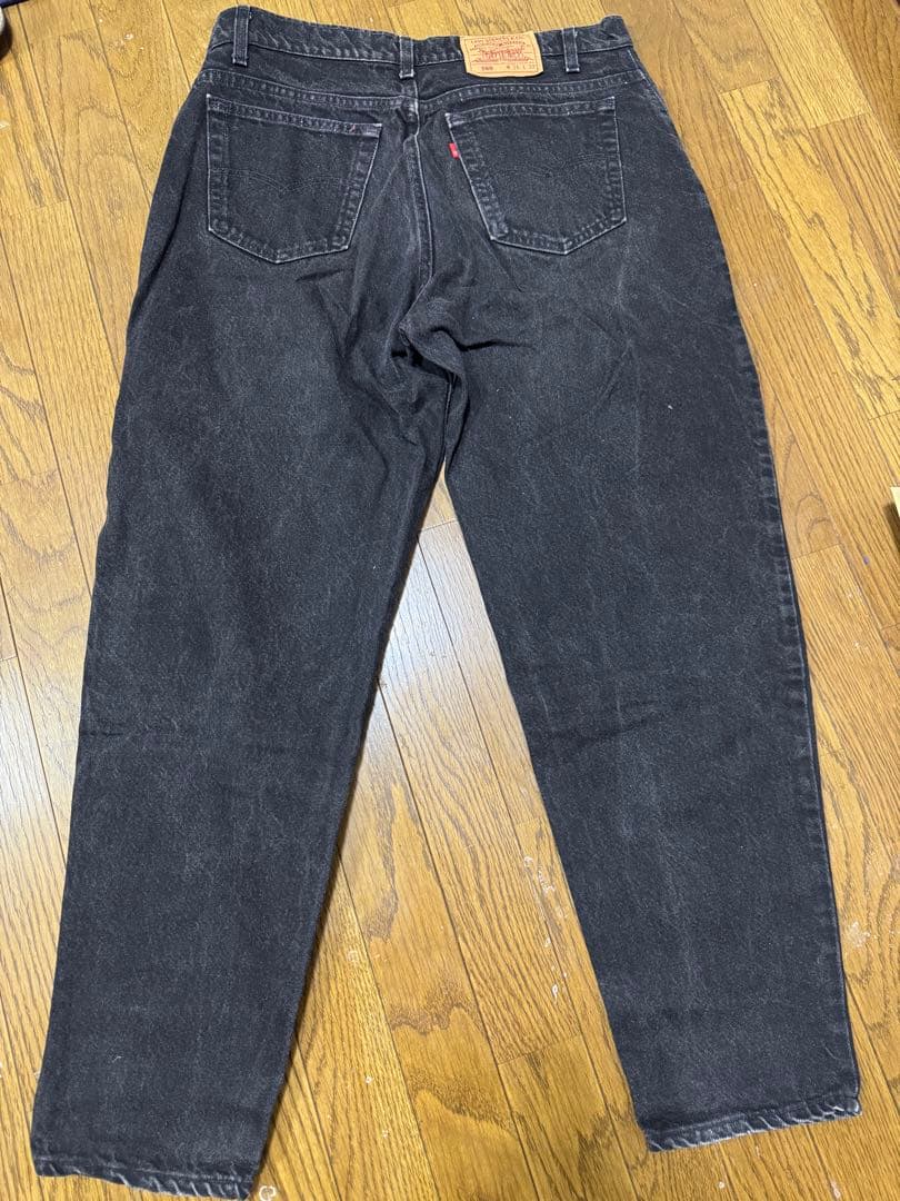 U*D様 ＵＳＡ製　リーバイス　５６０　テーパード　ブラック ジーンズ　W３６