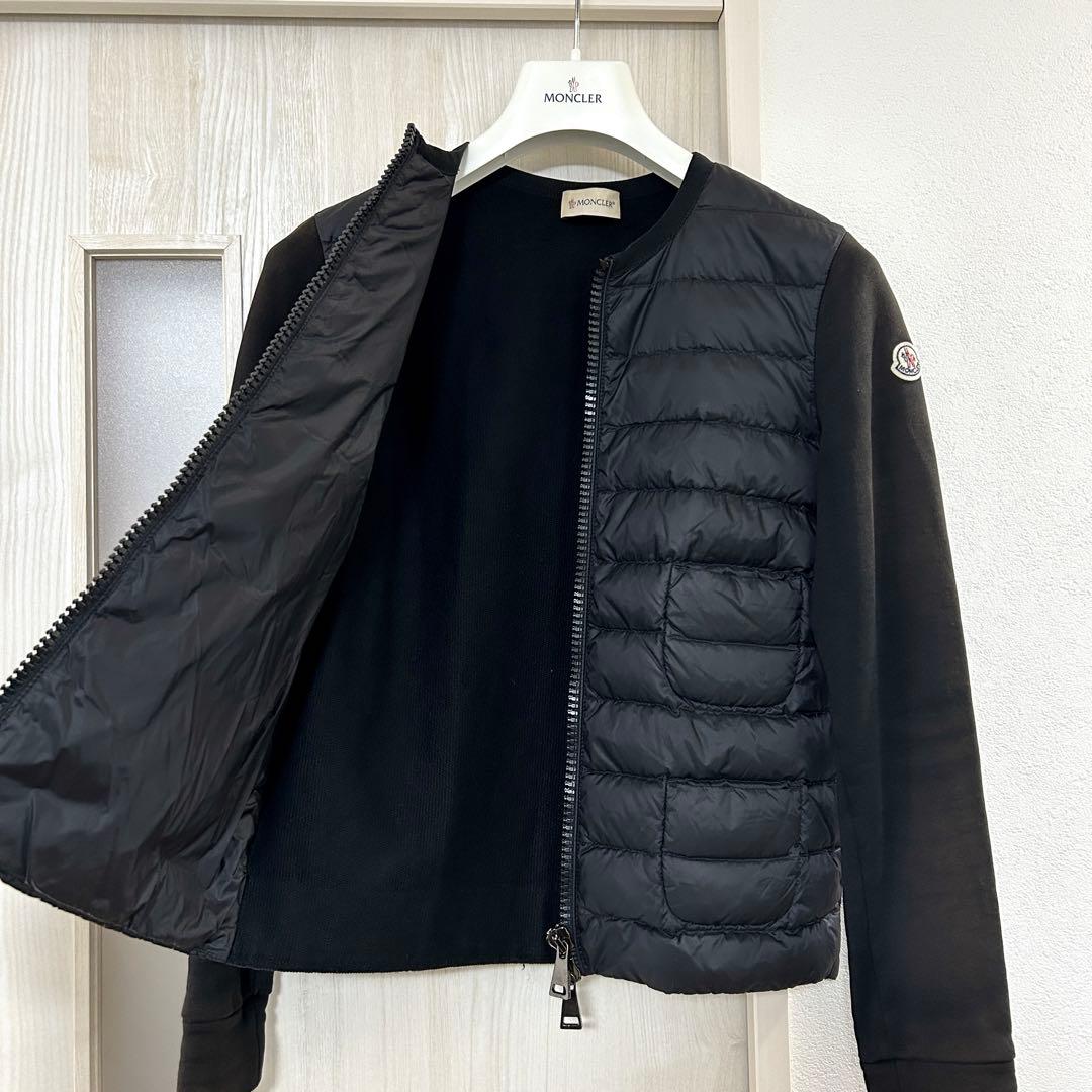 ま*ん様 在庫処分✨️ MONCLER モンクレール 異素材切替 ダウンニット