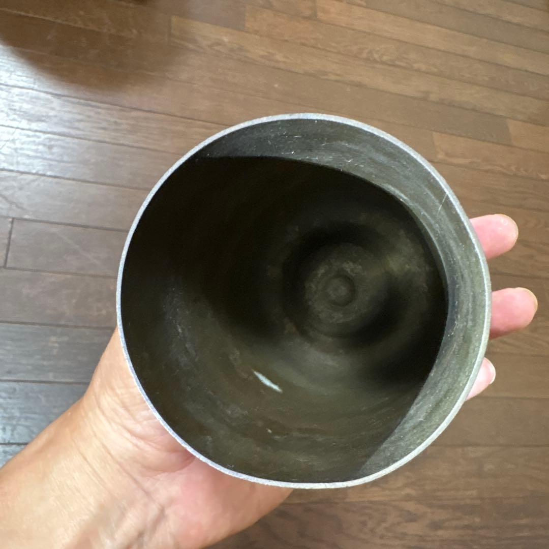 砲弾製　銅筆筒　満州　北支派遺記念　張家口　アンティーク　美術　昭和12年