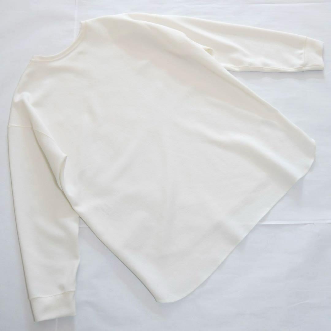 美品　whim gazette Vガゼットプルオーバー　オフホワイト　36