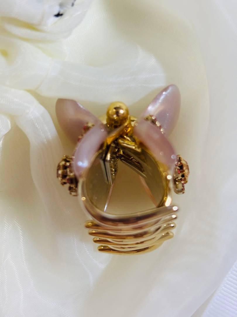 【極美品】acca クリップ　スワロフスキー　ヘアクリップ