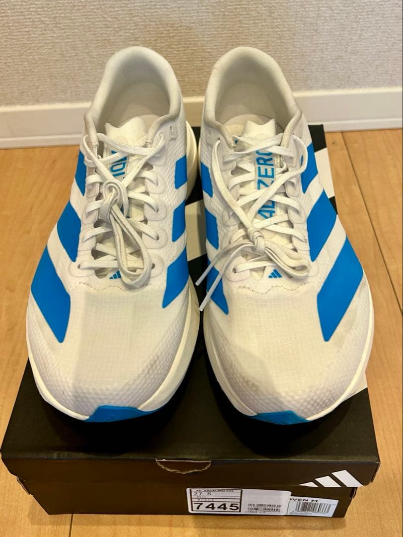 adidas EVO SL WOVEN M 27.5cm ホワイト/ブルー