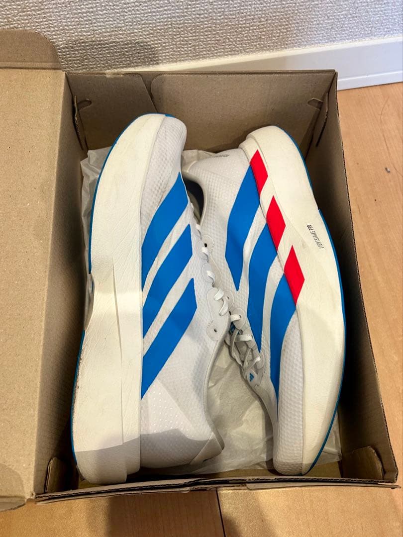 adidas EVO SL WOVEN M 27.5cm ホワイト/ブルー