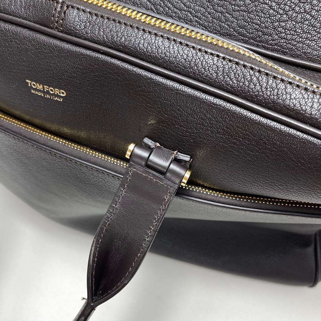 レア品✨TOM FORD トムフォード ブリーフケース ダブルファスナー 大容量