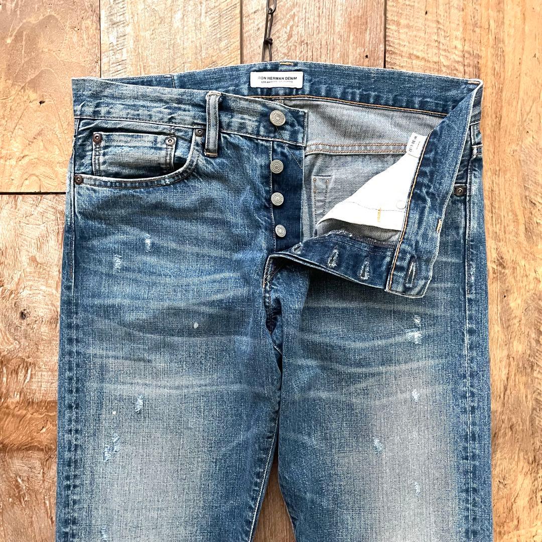 【美品】RON HERMAN DENIM セルビッチ 赤耳　デニム パンツ 30