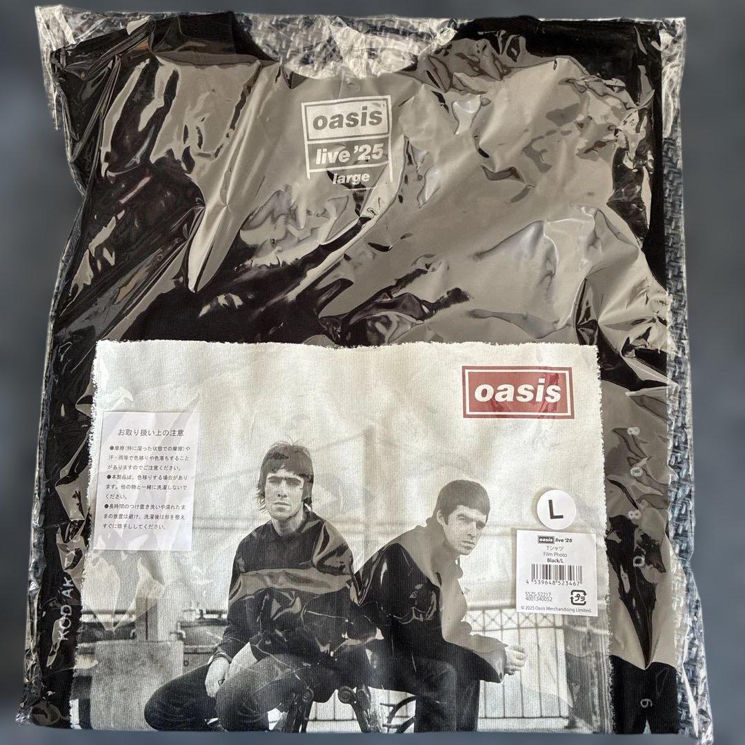 oasis live 25 Tシャツ Lサイズ 黒