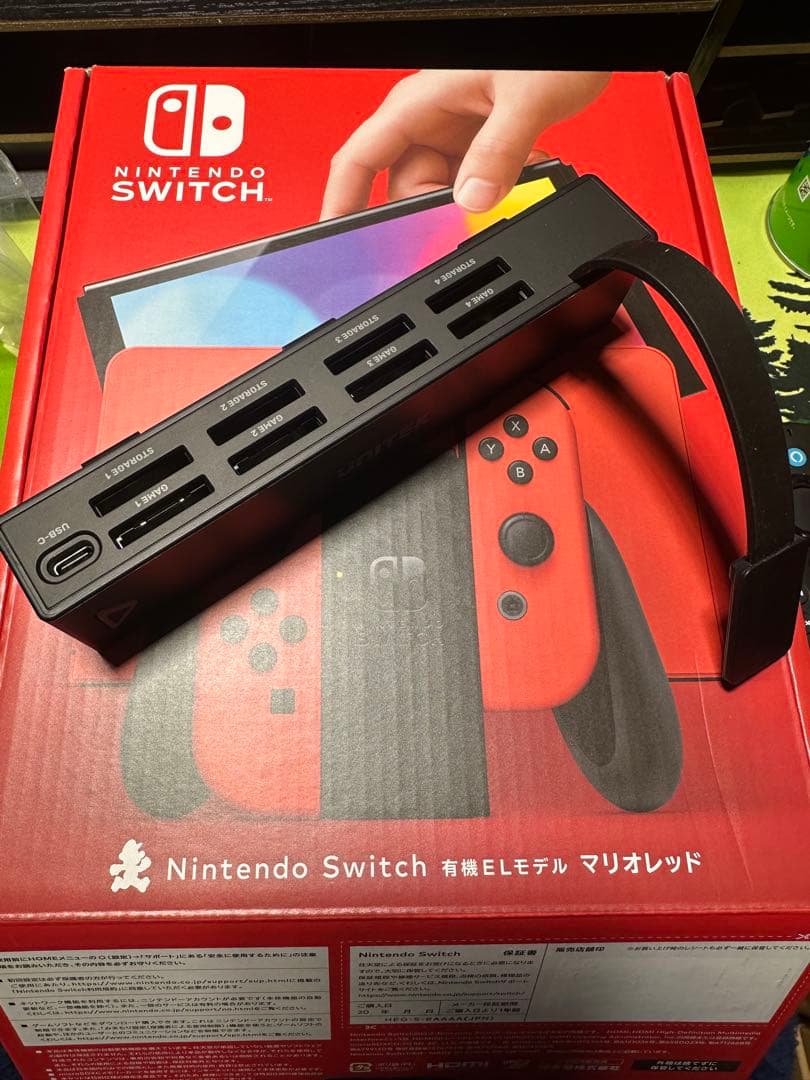Nintendo Switch 有機ELモデル マリオレッド　SDカード付き