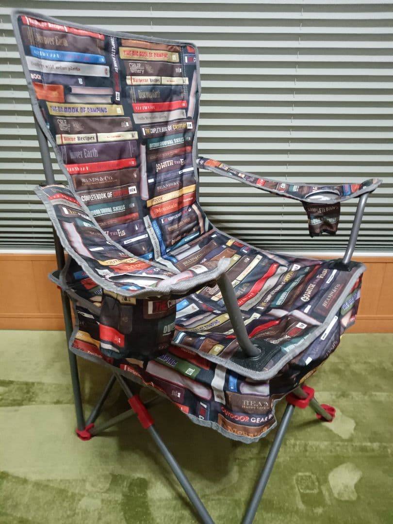 【Coleman × BEAMS】コラボ リゾートチェア ブック オレンジ