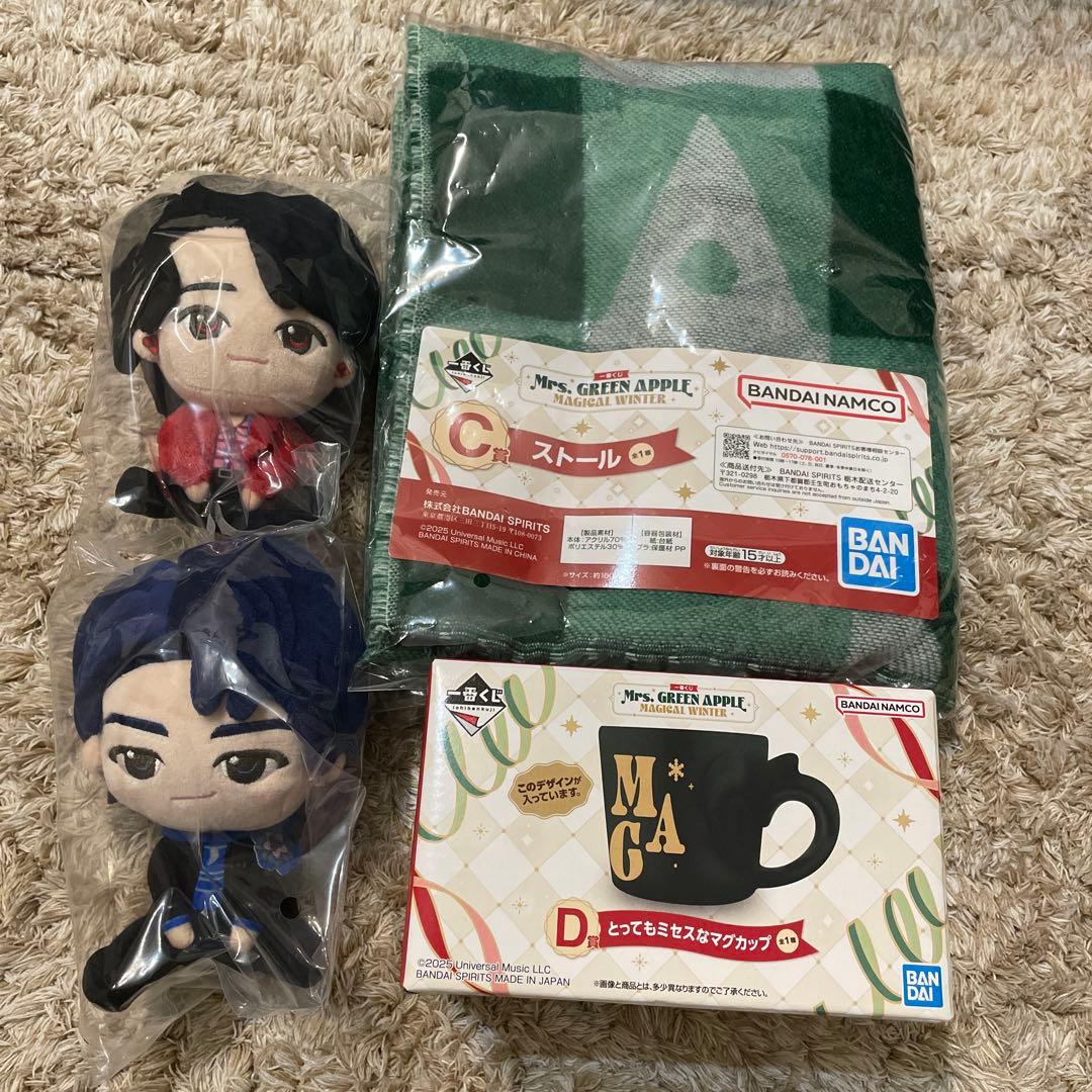 一番くじ　Mrs. GREEN APPLE A C D